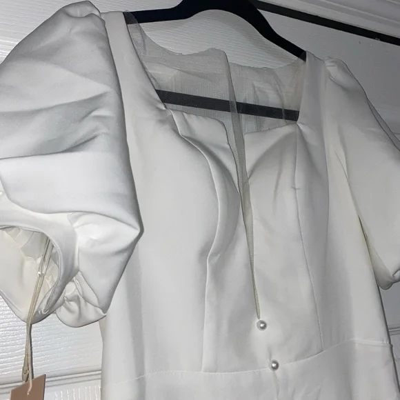 NEW WITH TAGS GORGEOUS WEDDING BRIDAL GOWN SIZE L - Picture 3 of 9